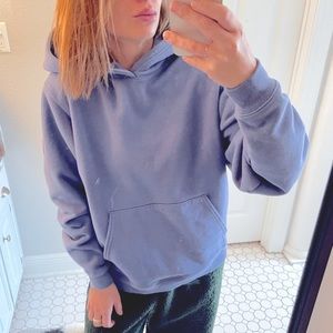 Alo Yoga Renown Heavy Weight Hoodie XXS Infinite Blue